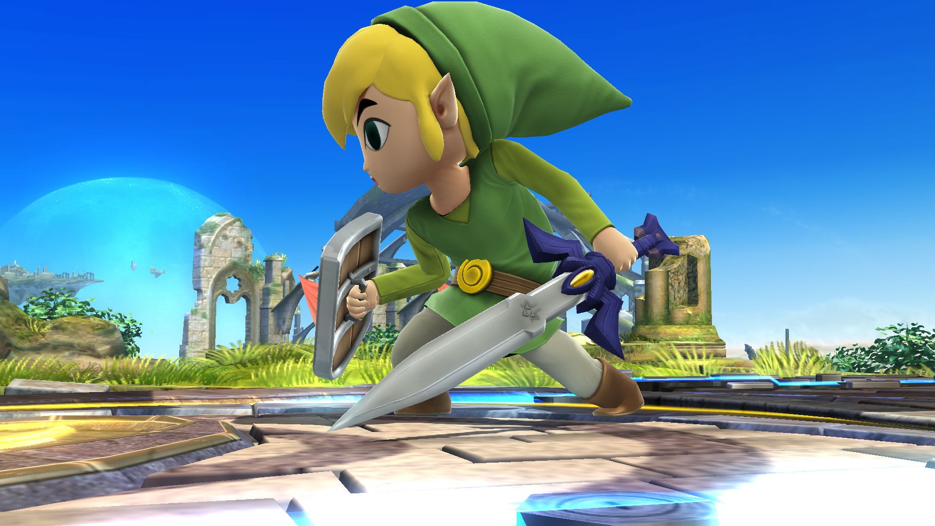 Sharp Master Sword - a Toon Link Vertex Edit [Super Smash Bros. (Wii U ...