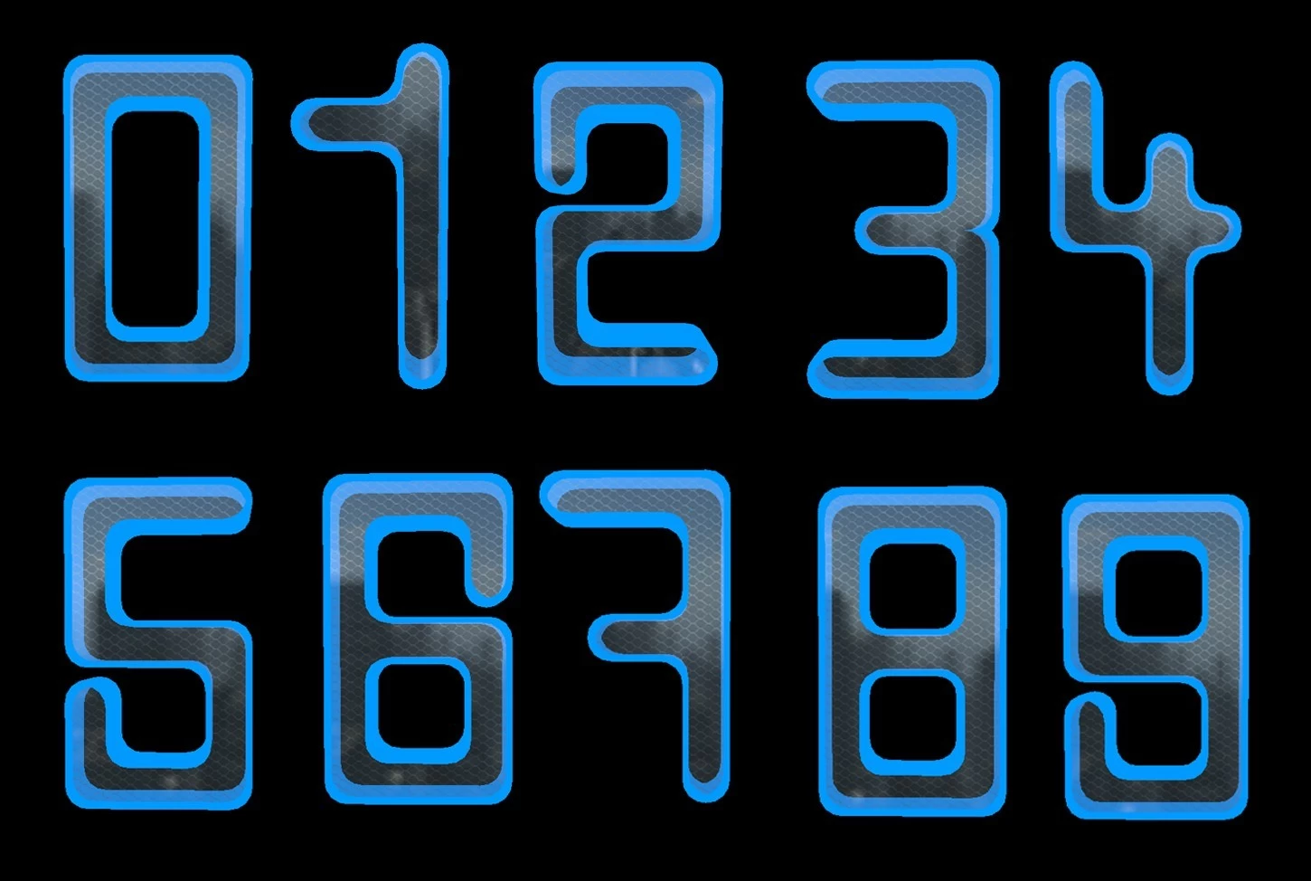 Blue/Glass numbers