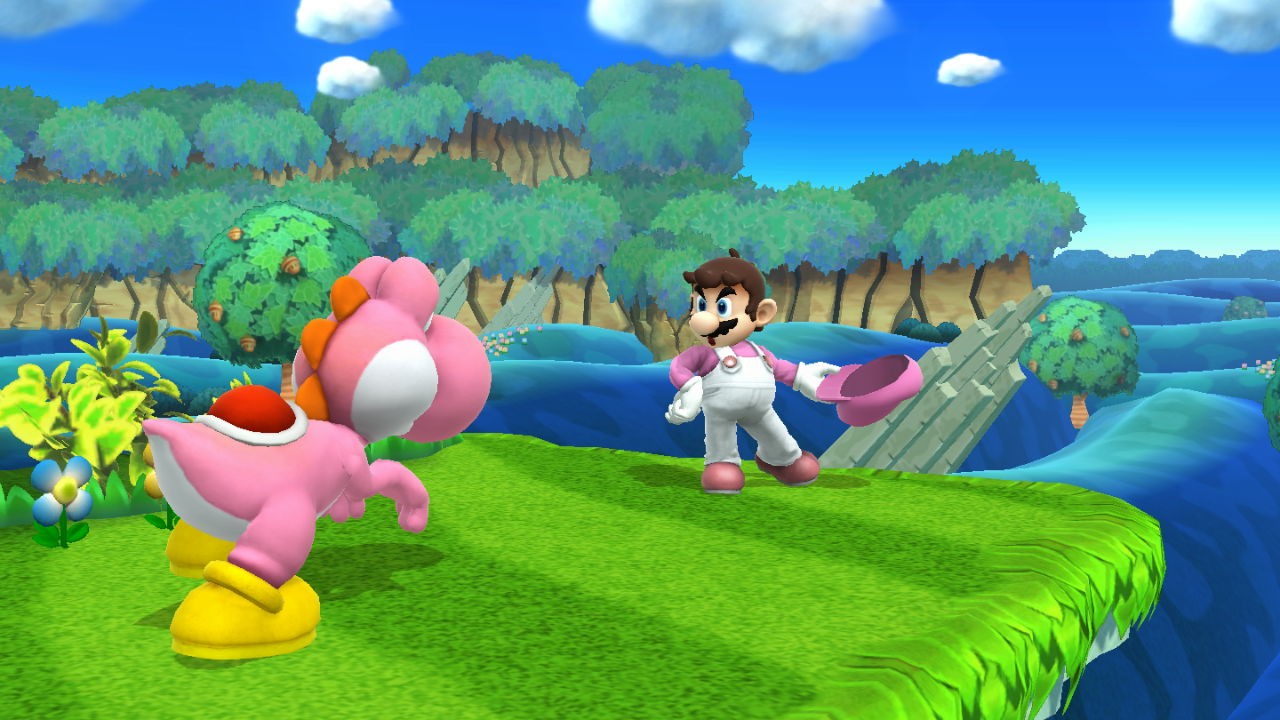 Pink Mario! [Super Smash Bros. (Wii U)] [Mods]