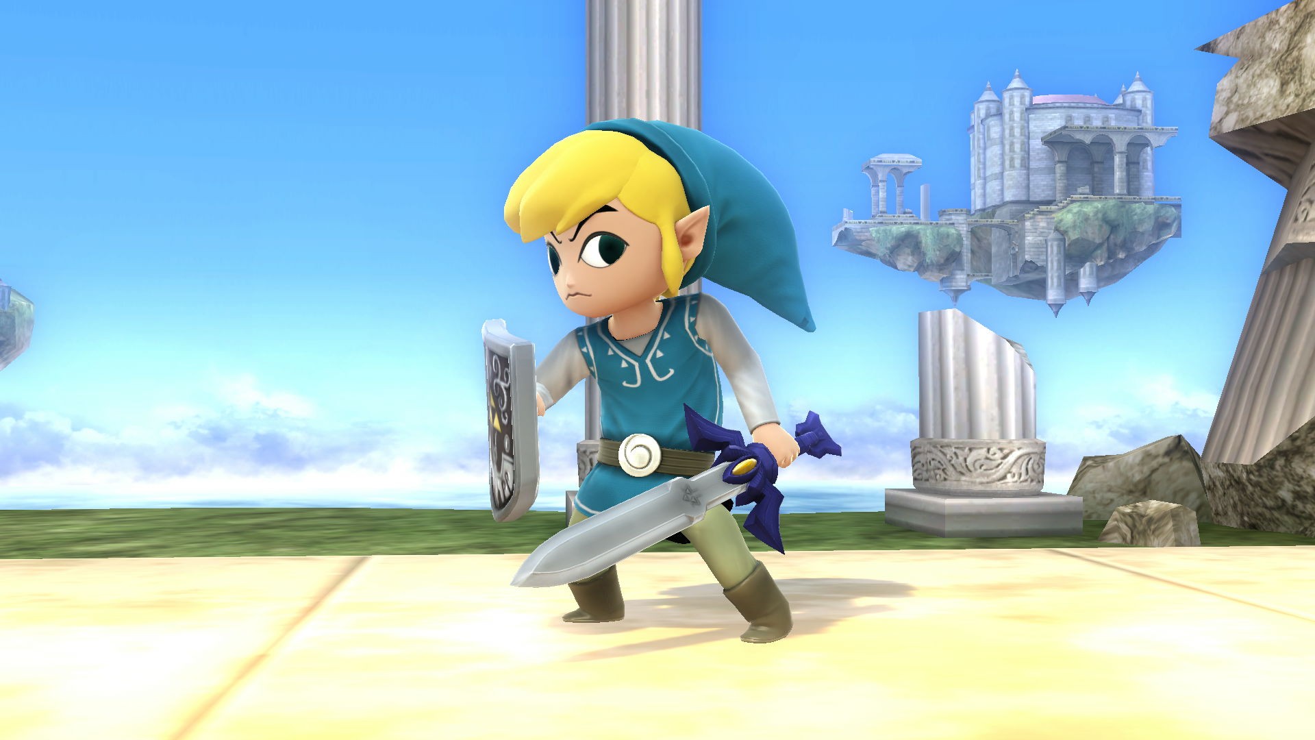 BotW Toon Link [Super Smash Bros. (Wii U)] [Mods]