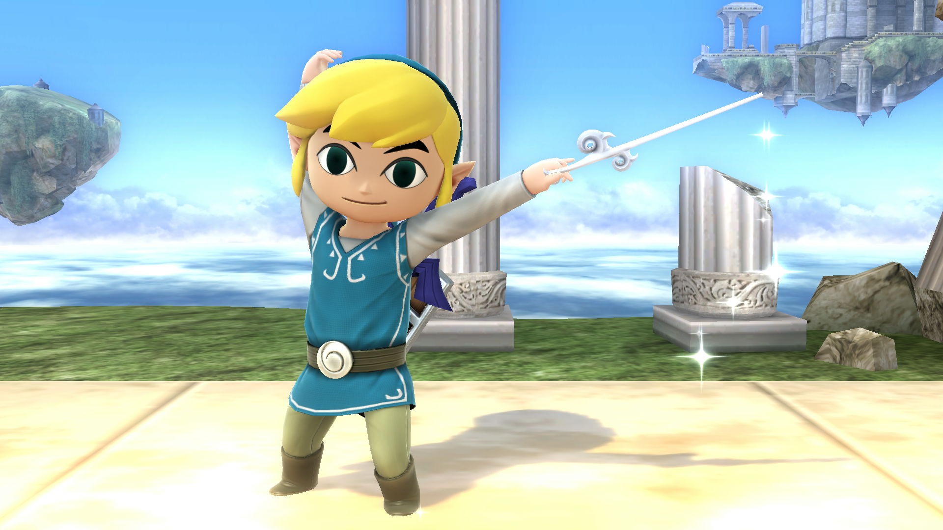 BotW Toon Link [Super Smash Bros. (Wii U)] [Mods]