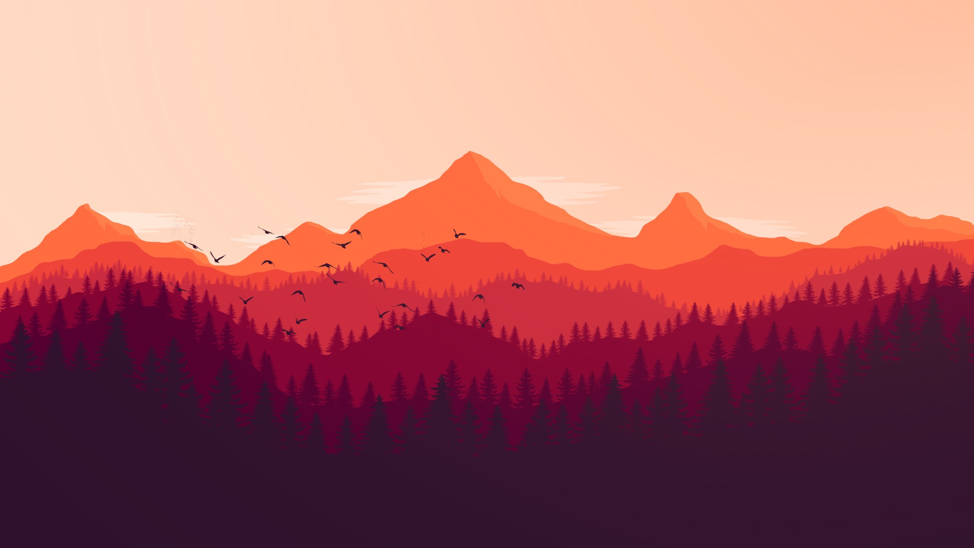 Firewatch menu background