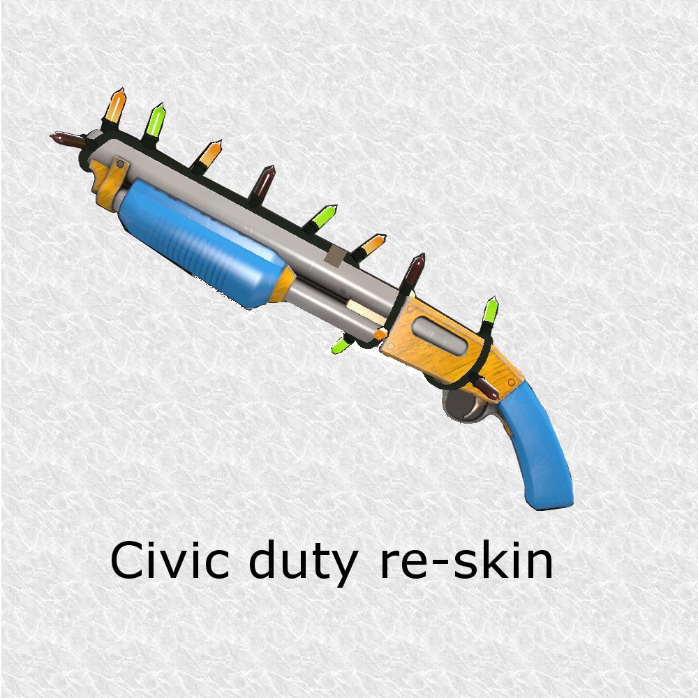 civic duty shotgun reskin