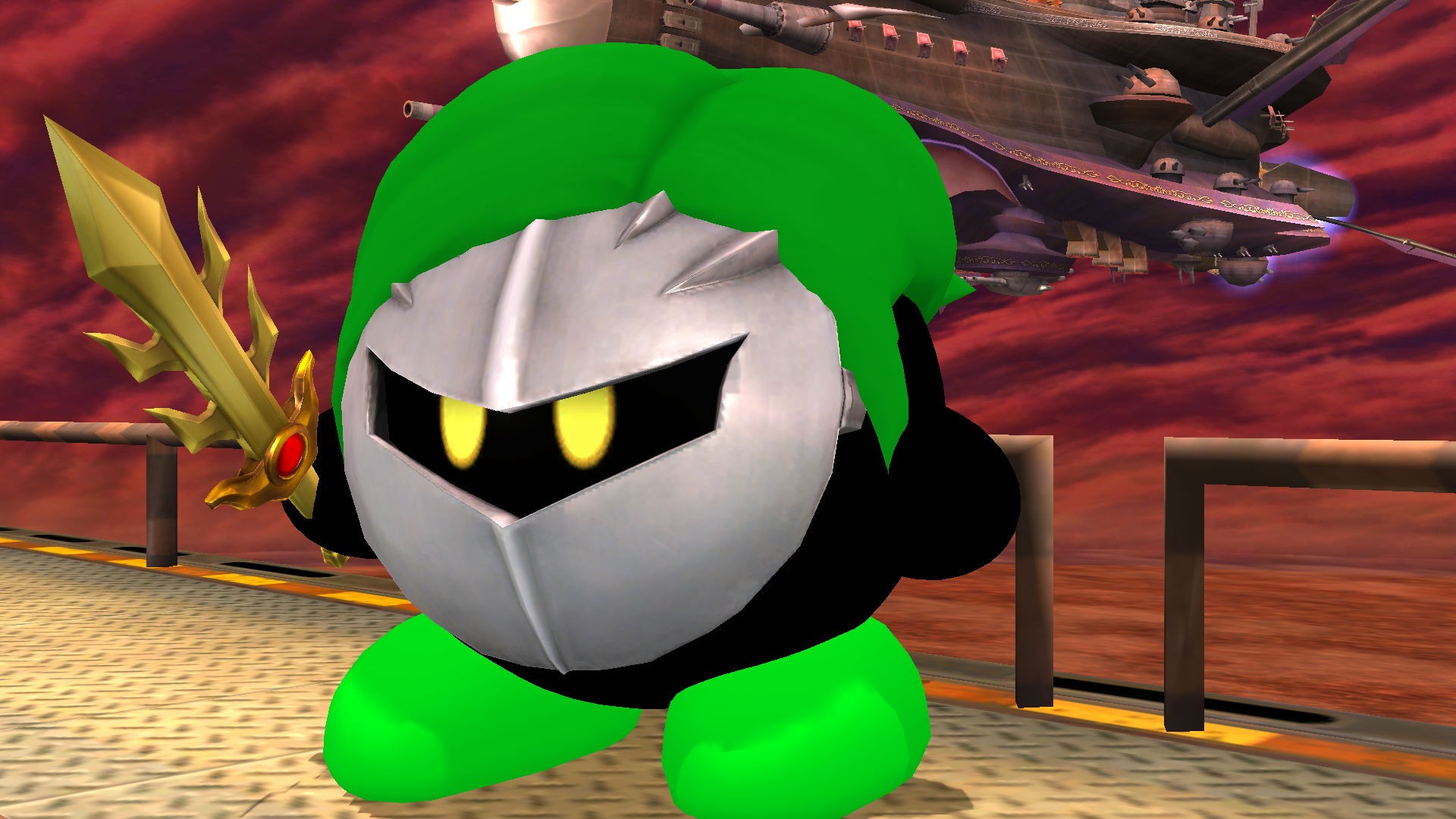 Edgy neon kirby [Super Smash Bros. (Wii U)] [Mods]