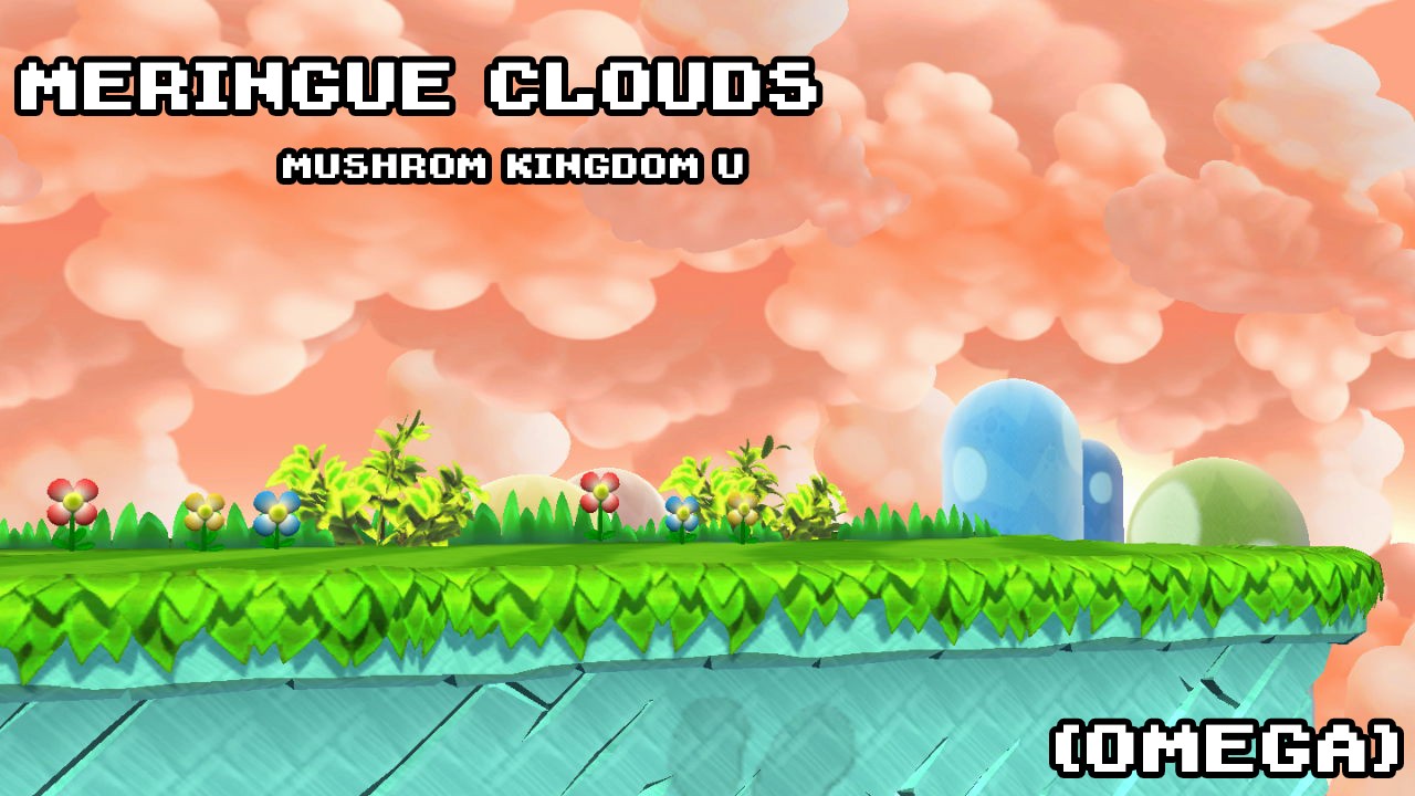 Meringue Clouds Mushroom Kingdom U Super Smash Bros Wii U Mods