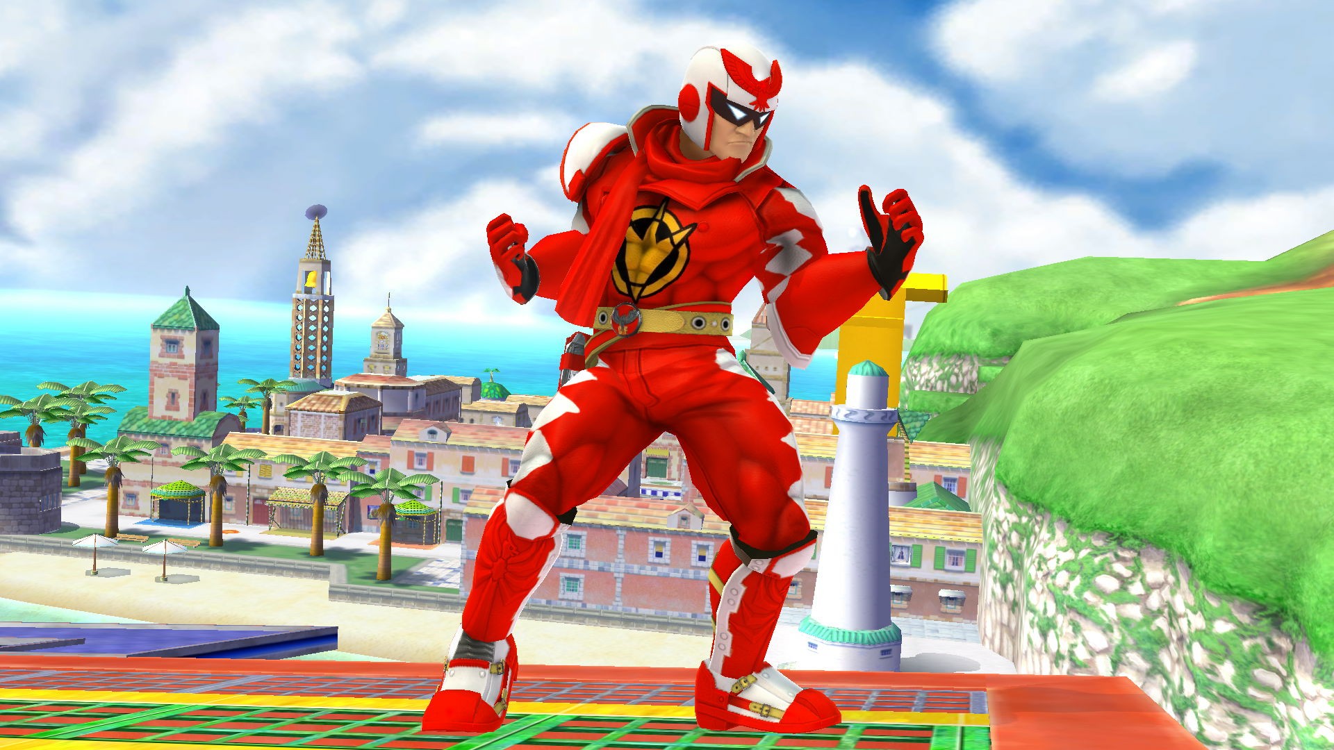 Red Ranger Falcon (Comes with CSP and UI stuff) [Super Smash Bros. (Wii ...