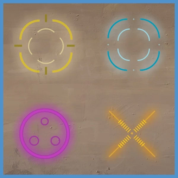 17 Custom Futuristic Crosshairs