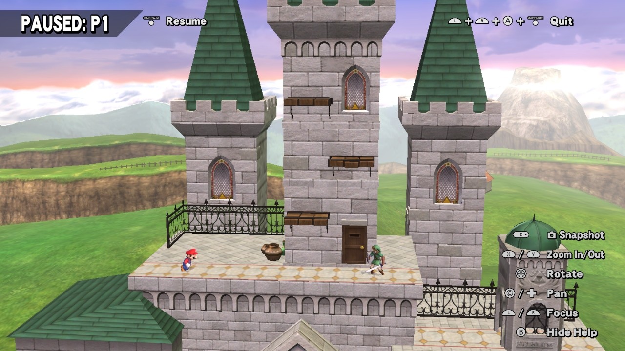 Project M Hyrule Castle HD Model Import [Super Smash Bros. (Wii U)] [Mods]