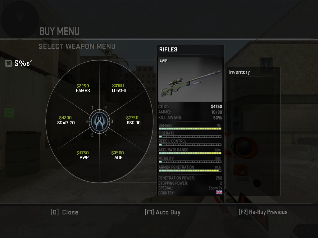 CS:GO's Class Menu For 1.6 [Counter-Strike 1.6] [Mods]