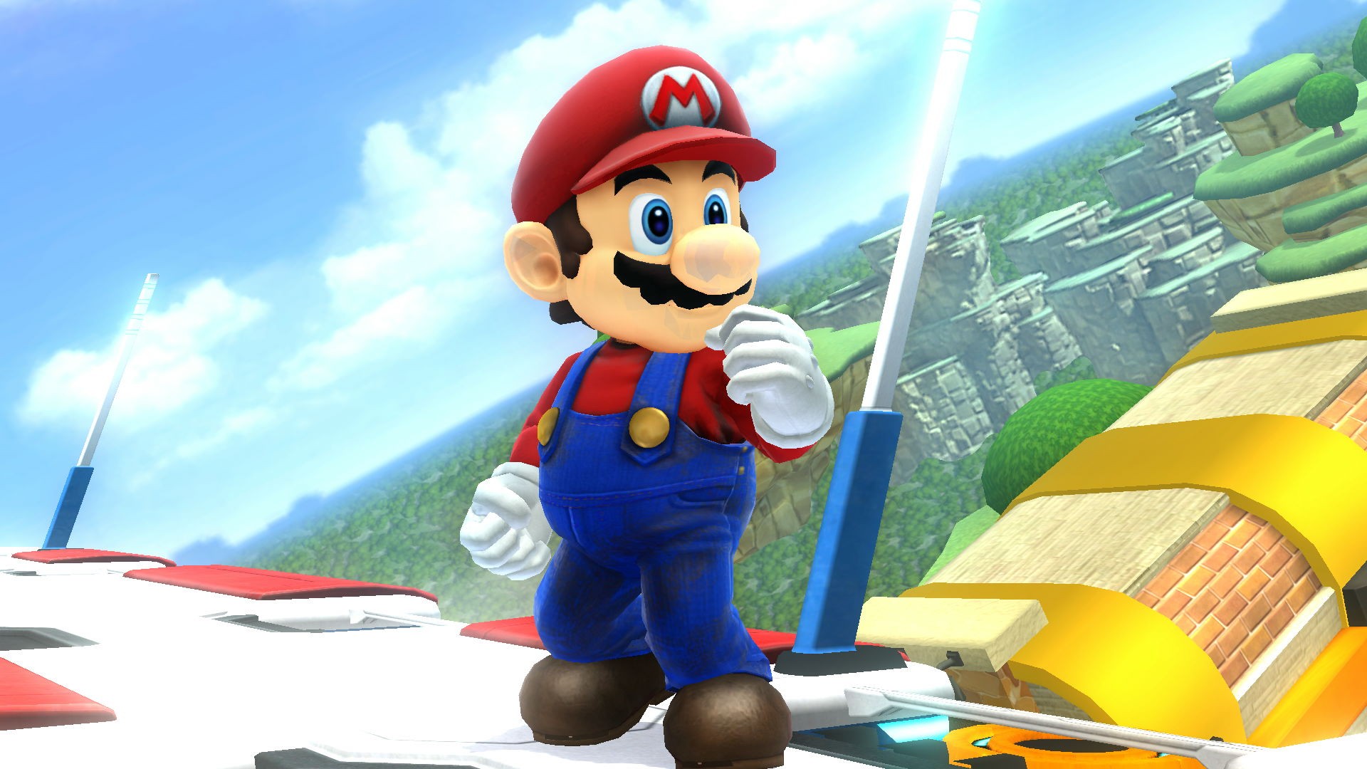 Happy Detailed Brawl Mario and Mario 64 (Request) Mod for Super Smash ...