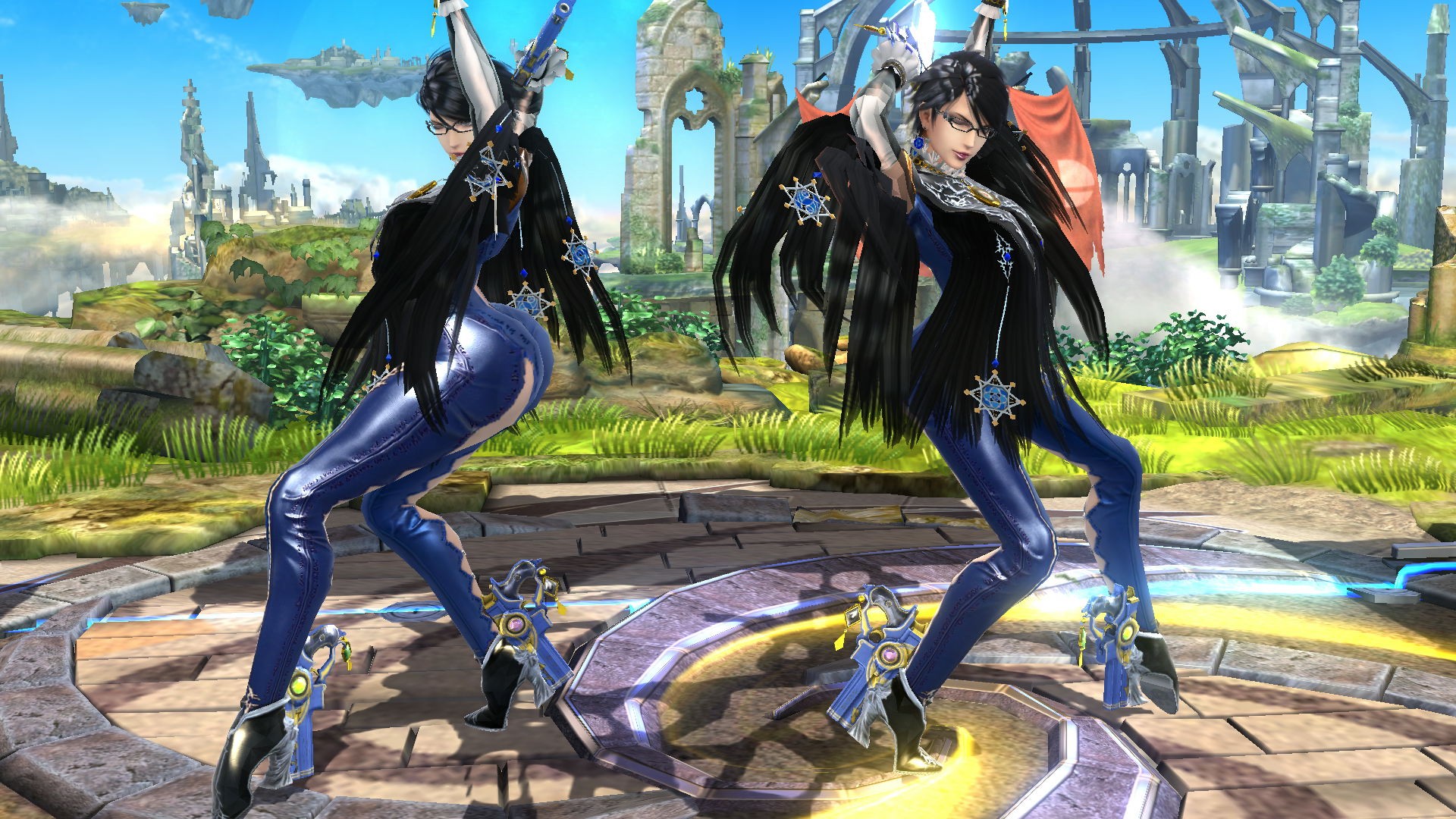 Blue Bayo 2 Costume (Now Uncensored AND/OR Thicc!) [Super Smash Bros. (Wii  U)] [Mods]