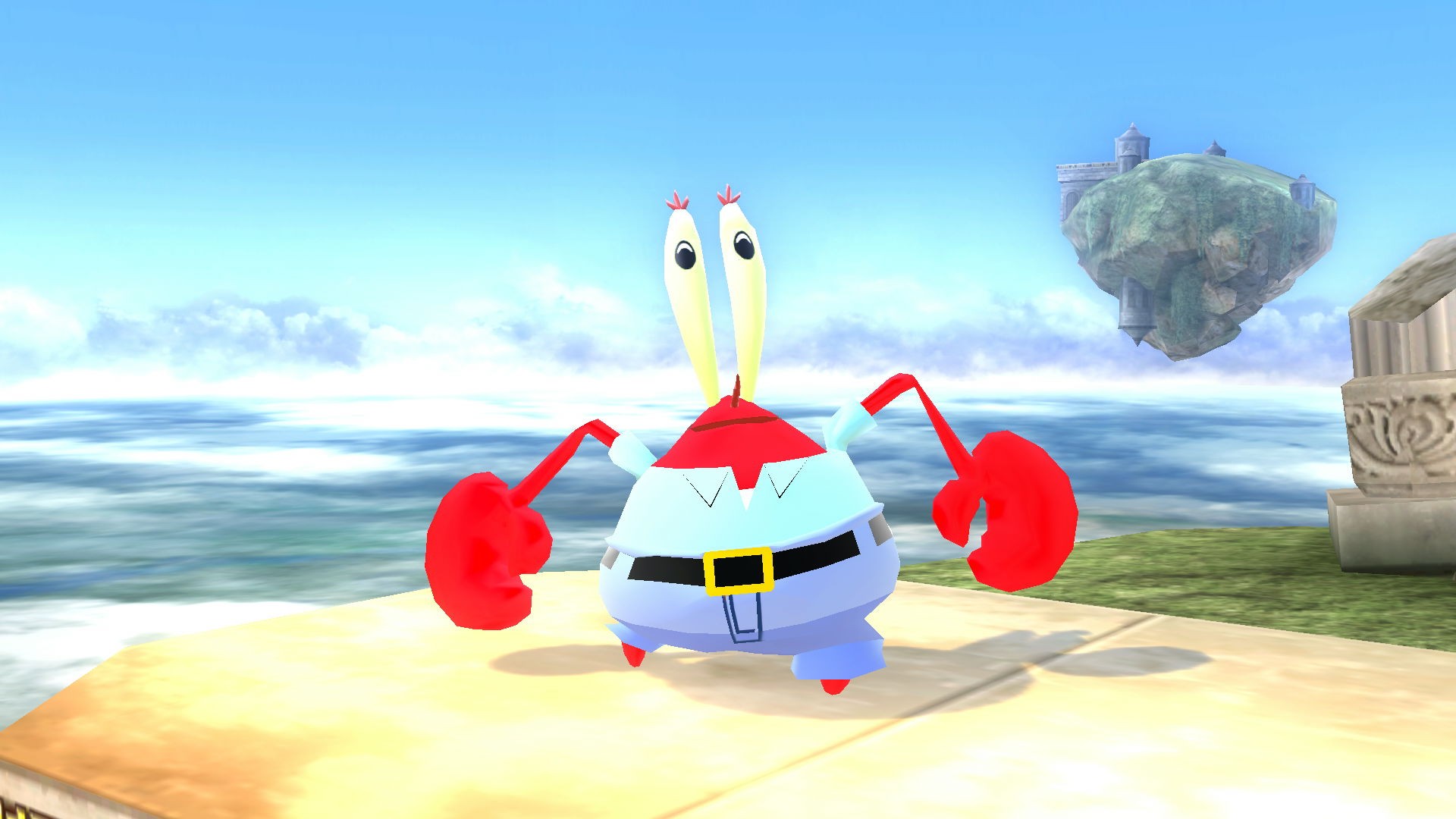 Mr. Krabs joins the battle (Rigged!) [Super Smash Bros. (Wii U)] [Mods]