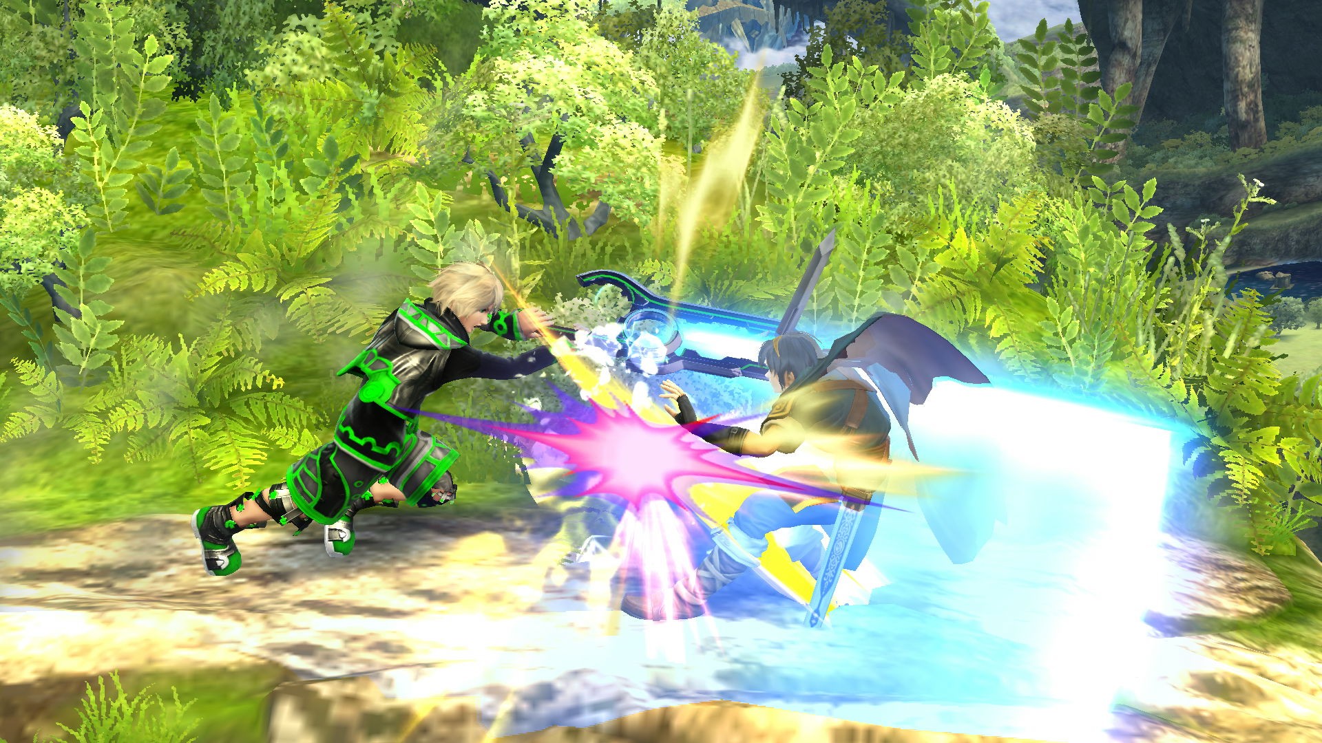 Seraph Shulk (Black/Green) [Super Smash Bros. (Wii U)] [Mods]