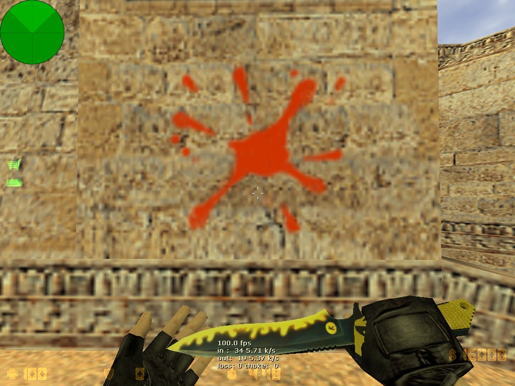 Knife YellowHand [CounterStrike 1.6] [Mods]