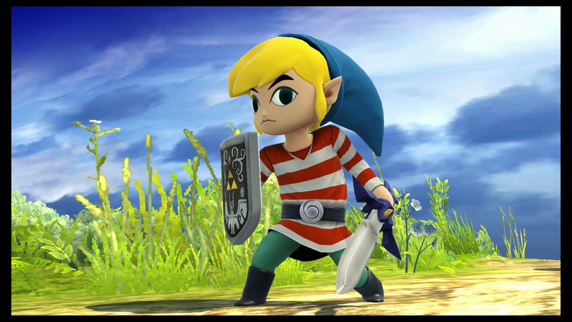 Hyrule Warriors Legends Toon Link Skin Pack Mod for Super