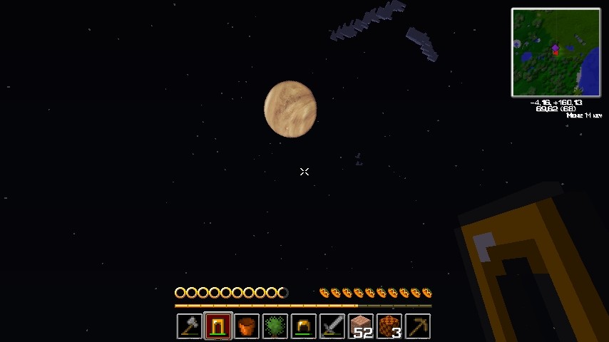 Minecraft planets