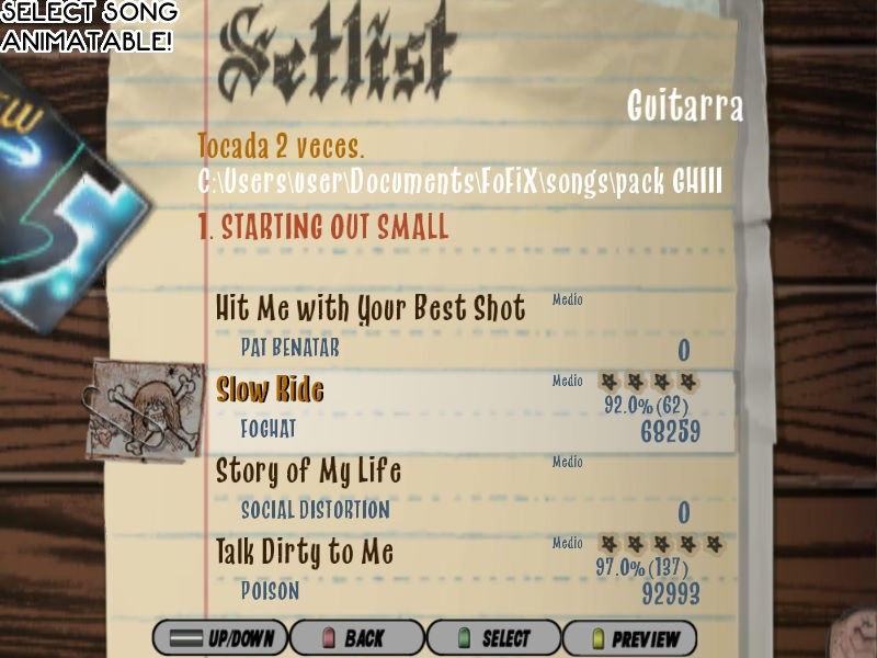 guitar hero 3 cheats all songs