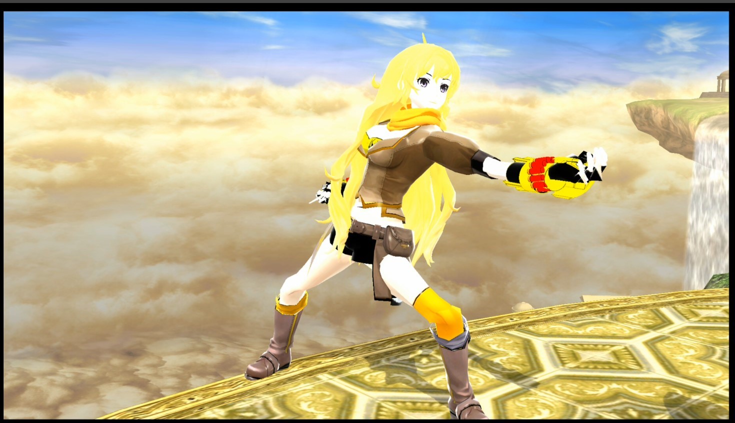 Yang Xiao Long over Captain Falcon [Super Smash Bros. (Wii U)] [Mods]