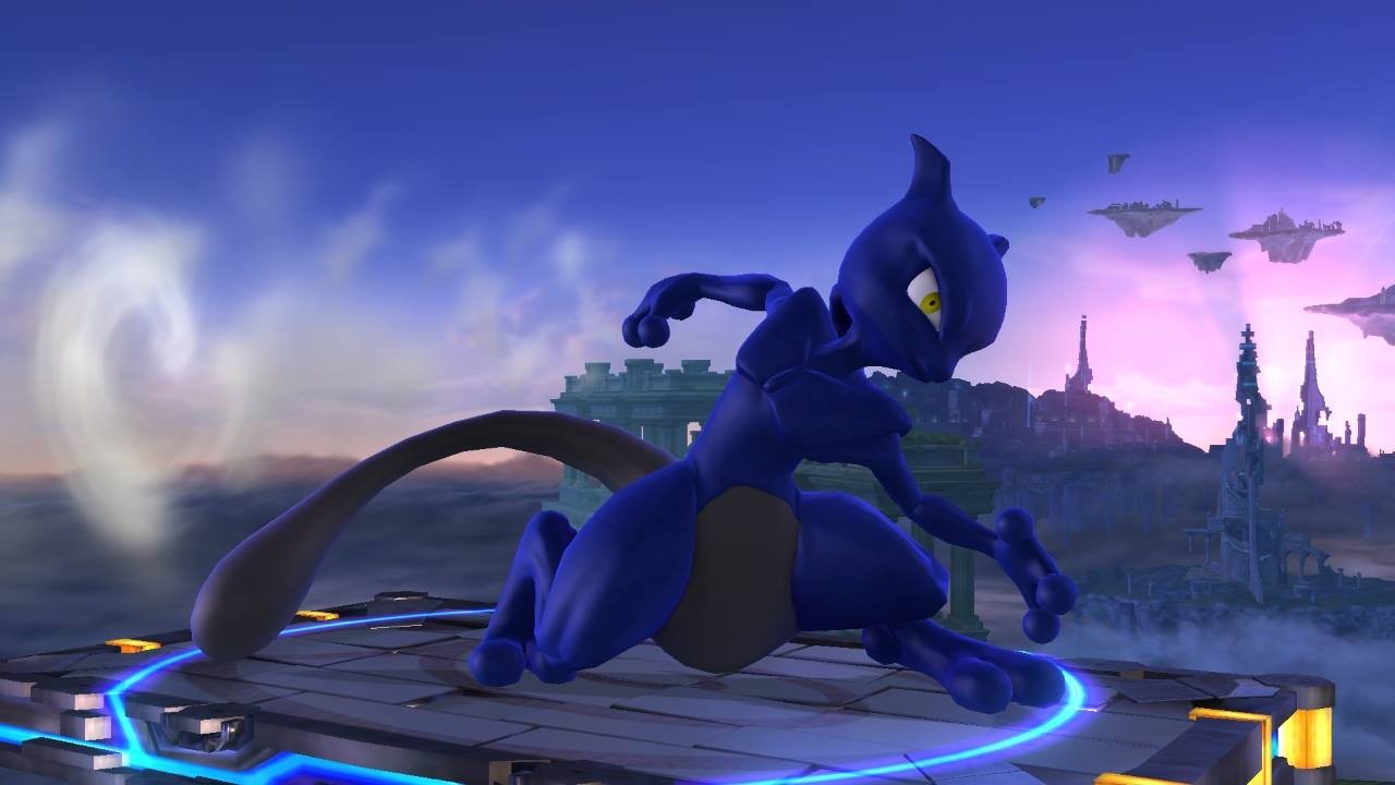 Blue And Black Mewtwo [Super Smash Bros. (Wii U)] [Mods]