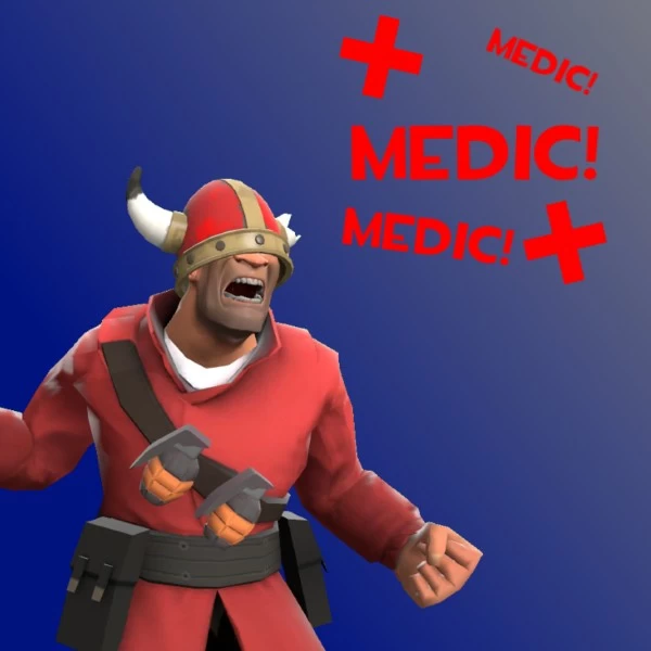 stylized medic callout