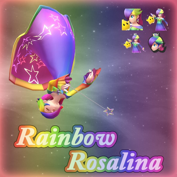 Rainbow Rosalina [Super Smash Bros. (Wii U)] [Mods]