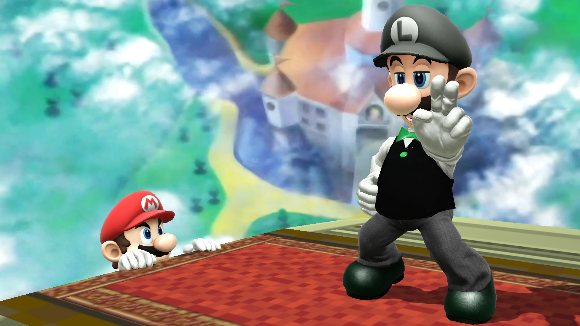 Tuxedo Luigi [Super Smash Bros. (Wii U)] [Mods]