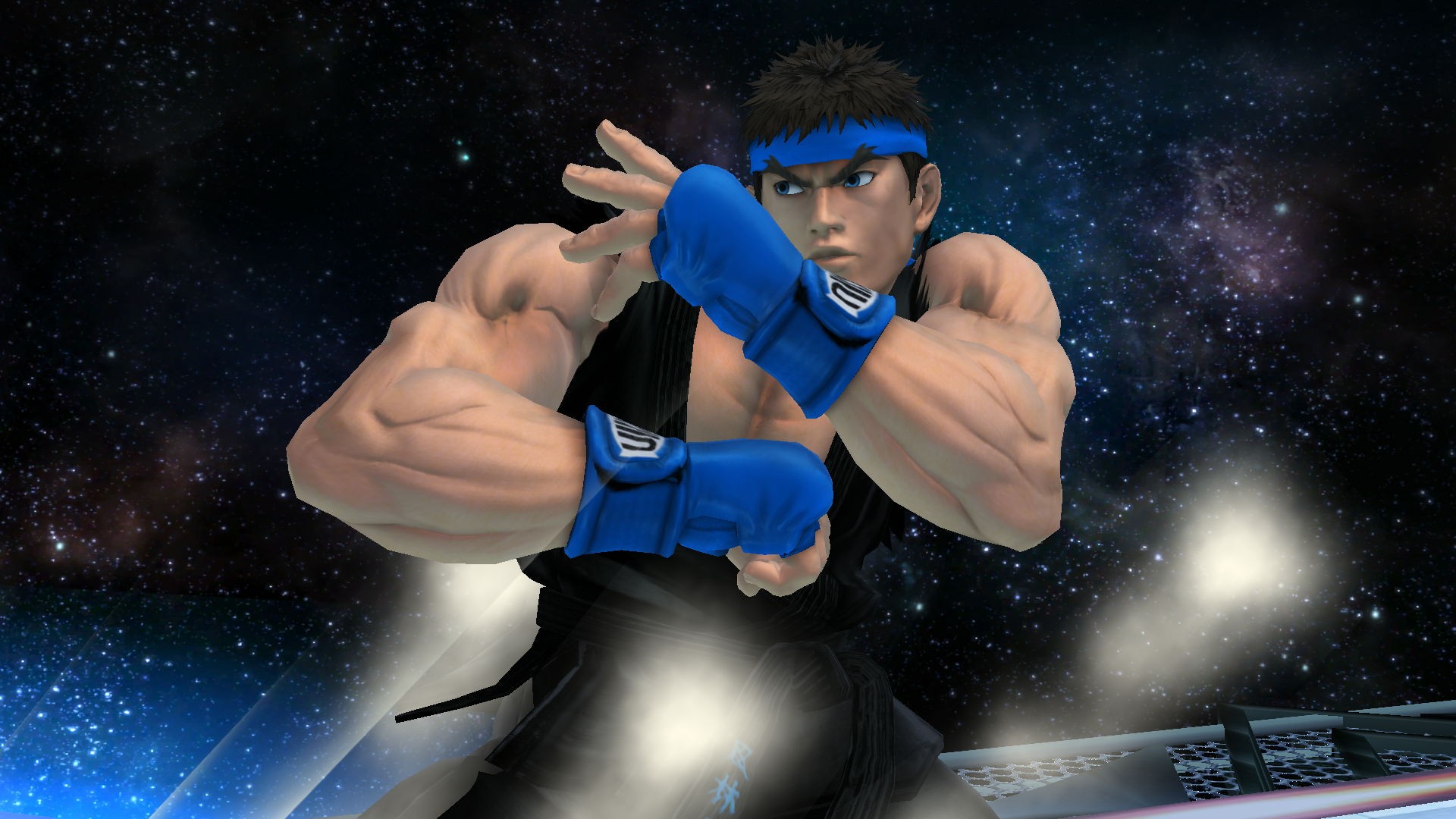 Black & Blue Ryu Mod for Super Smash Bros. (Wii U) | SSB4U Mods