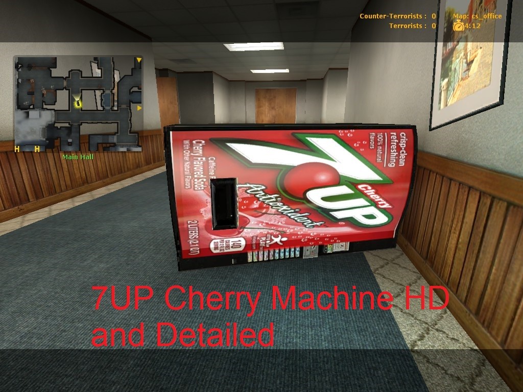 7UP Cherry Machine HD and Detailed
