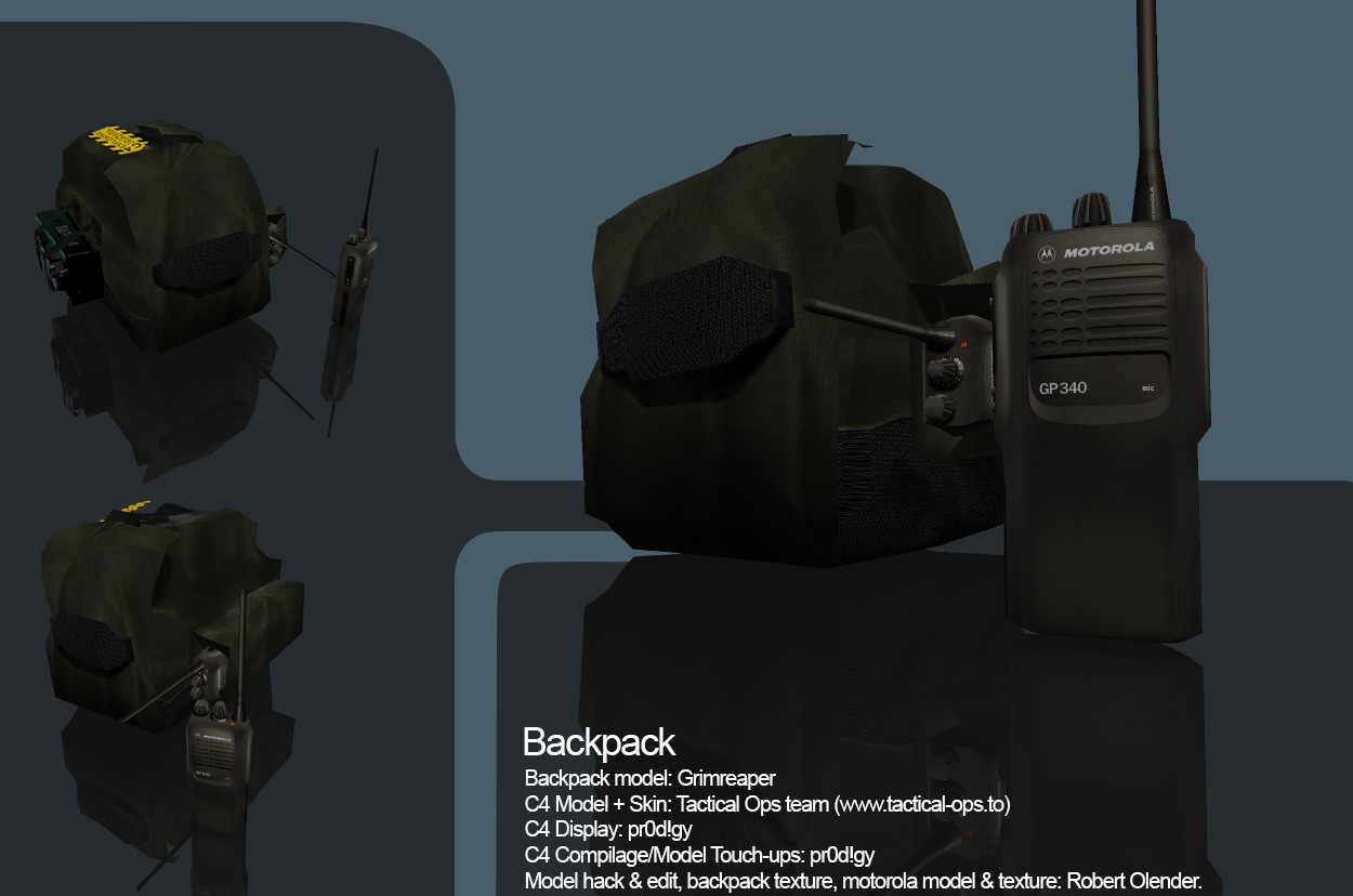 Backpack - Partial reskin & hack