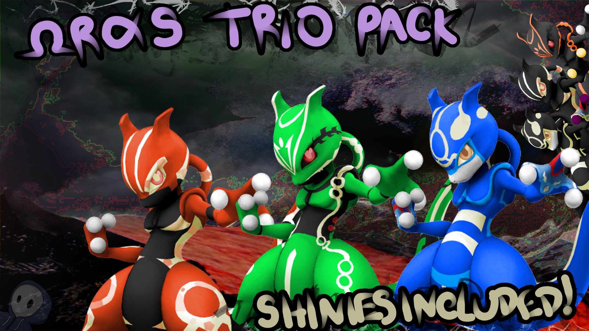 ORAS Trio Mewtwo Pack