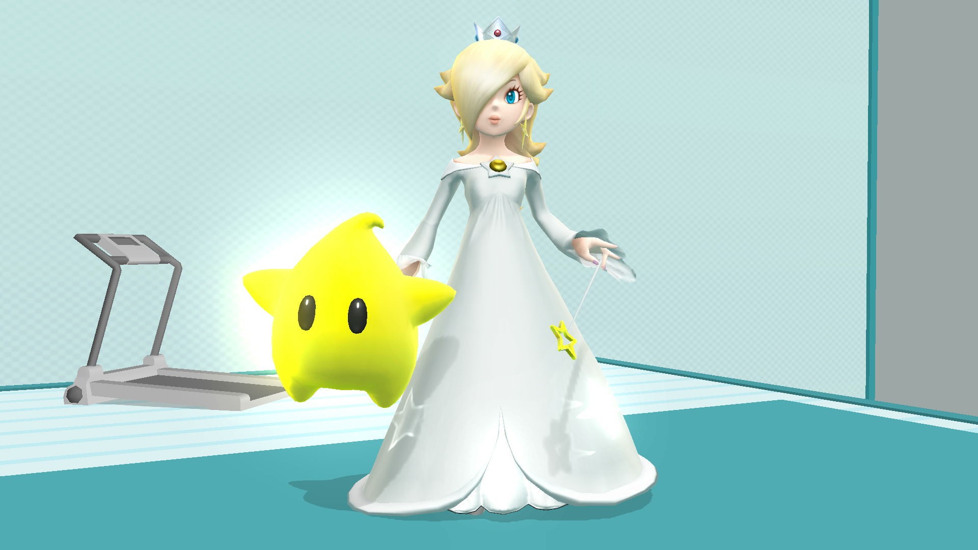 Monochrome Rosalina V2.0 [Super Smash Bros. (Wii U)] [Mods]