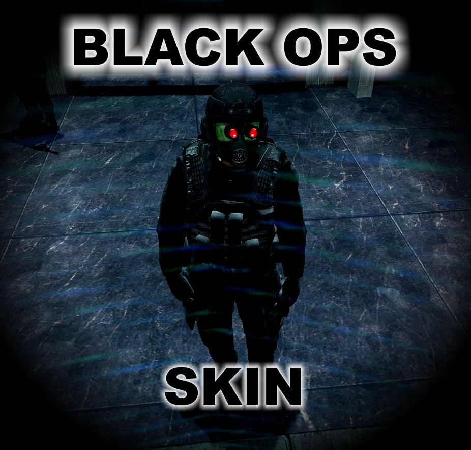 Black Ops Skin for HECU Soldiers Mod