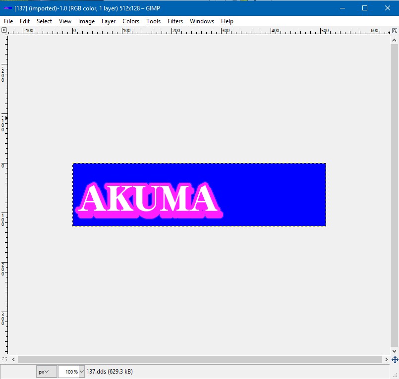 Akuma nameplate