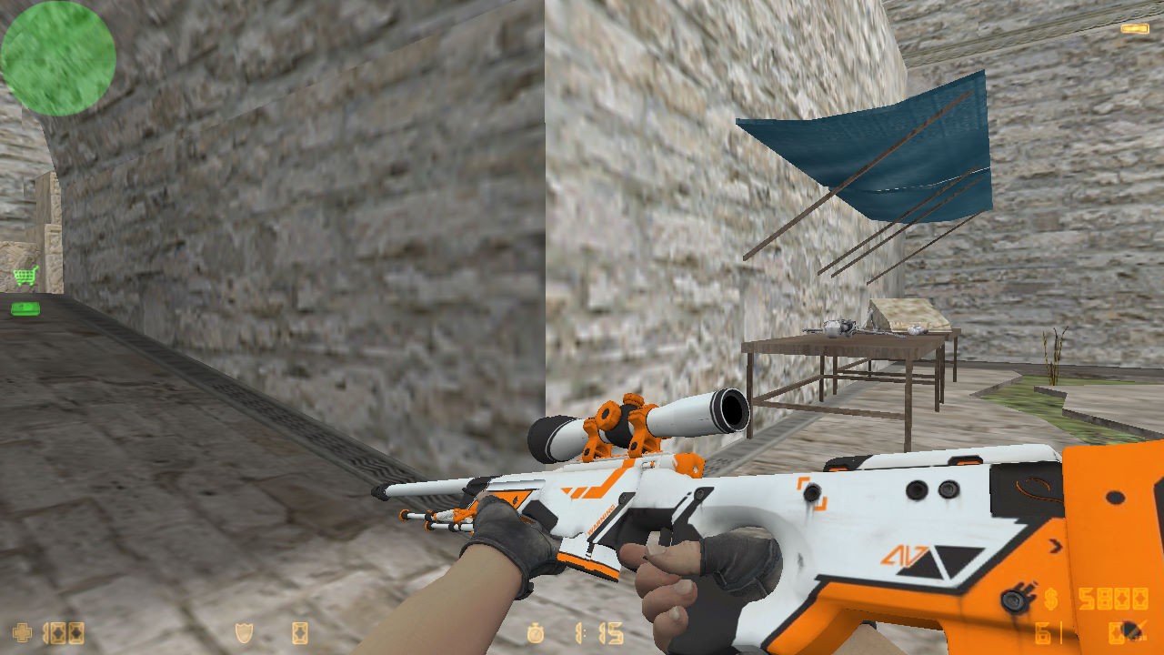 CS:GO AWP Atheris HD skin for CS 1.6 