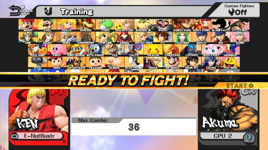 Akuma and Ken Nameplates