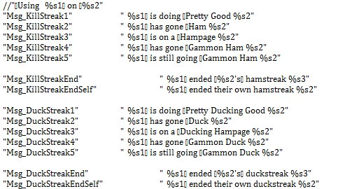 Ham Killstreaks Mod