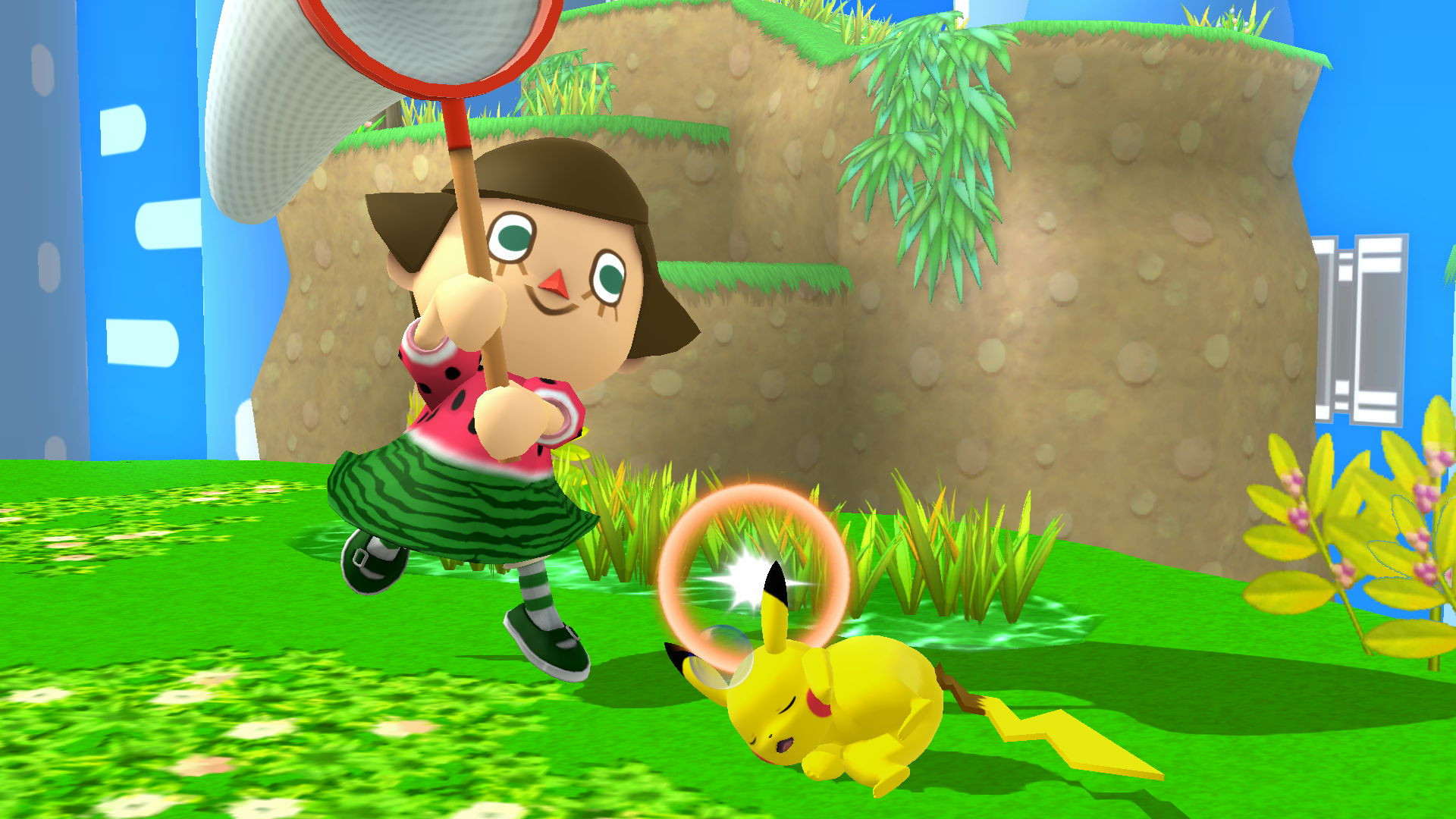 Watermelon Villager (Female) [Super Smash Bros. (Wii U)] [Mods]