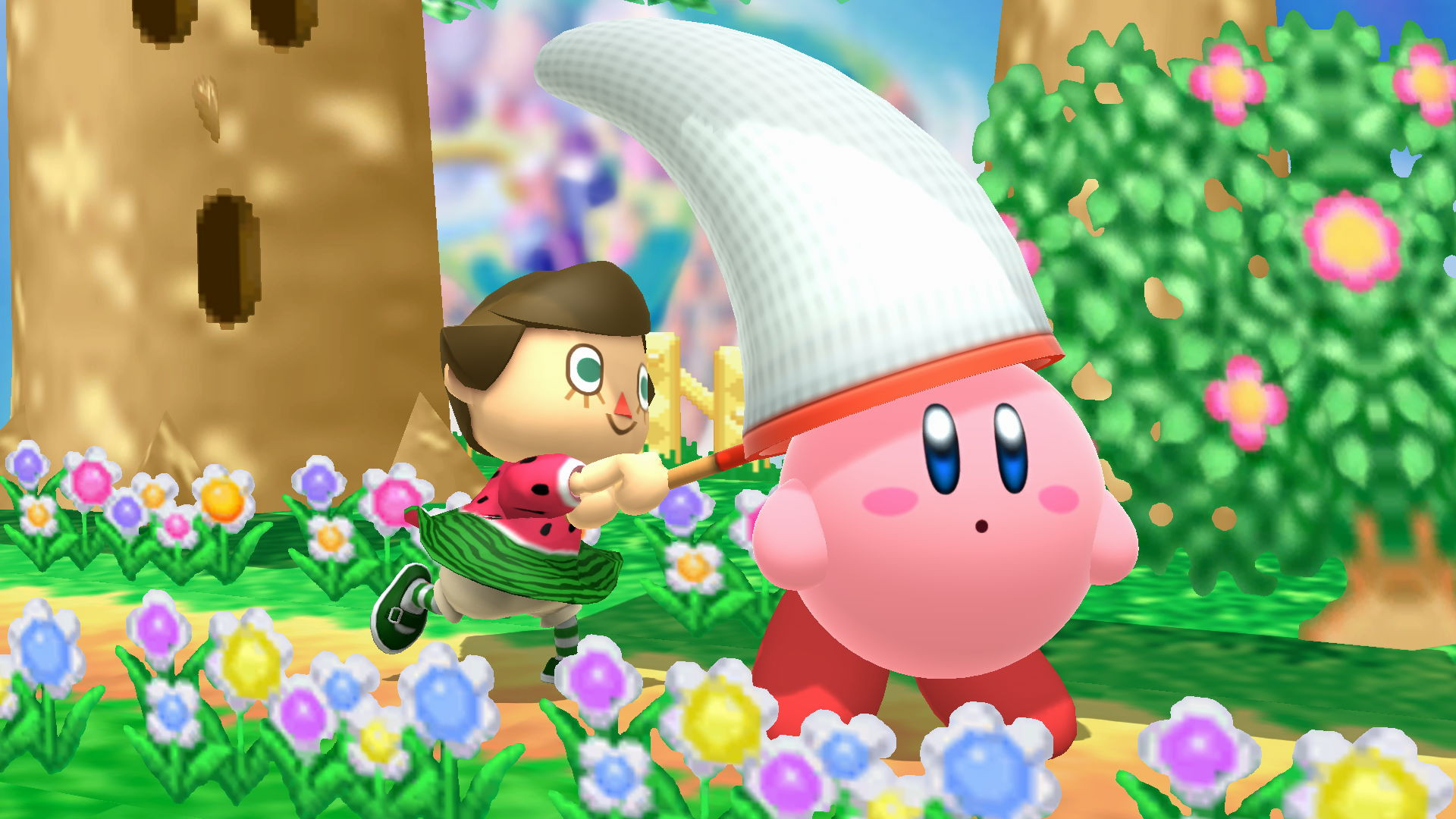 Watermelon Villager (Female) [Super Smash Bros. (Wii U)] [Mods]