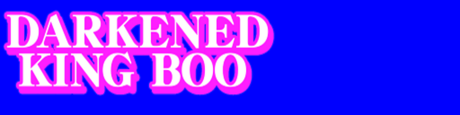 Darkened King Boo Nameplate
