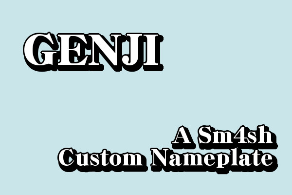 Genji Nameplate