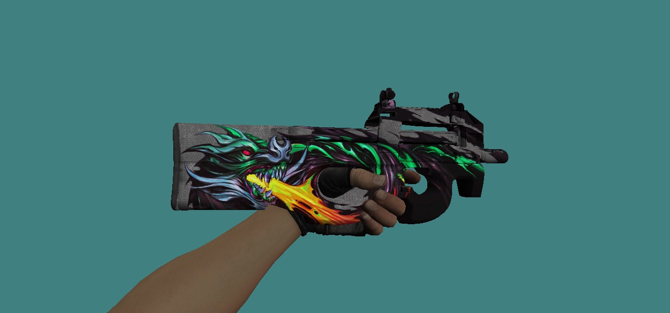 CS:GO P90 Fire Dragon Mod for Counter-Strike 1.6 | CS1.6 Mods