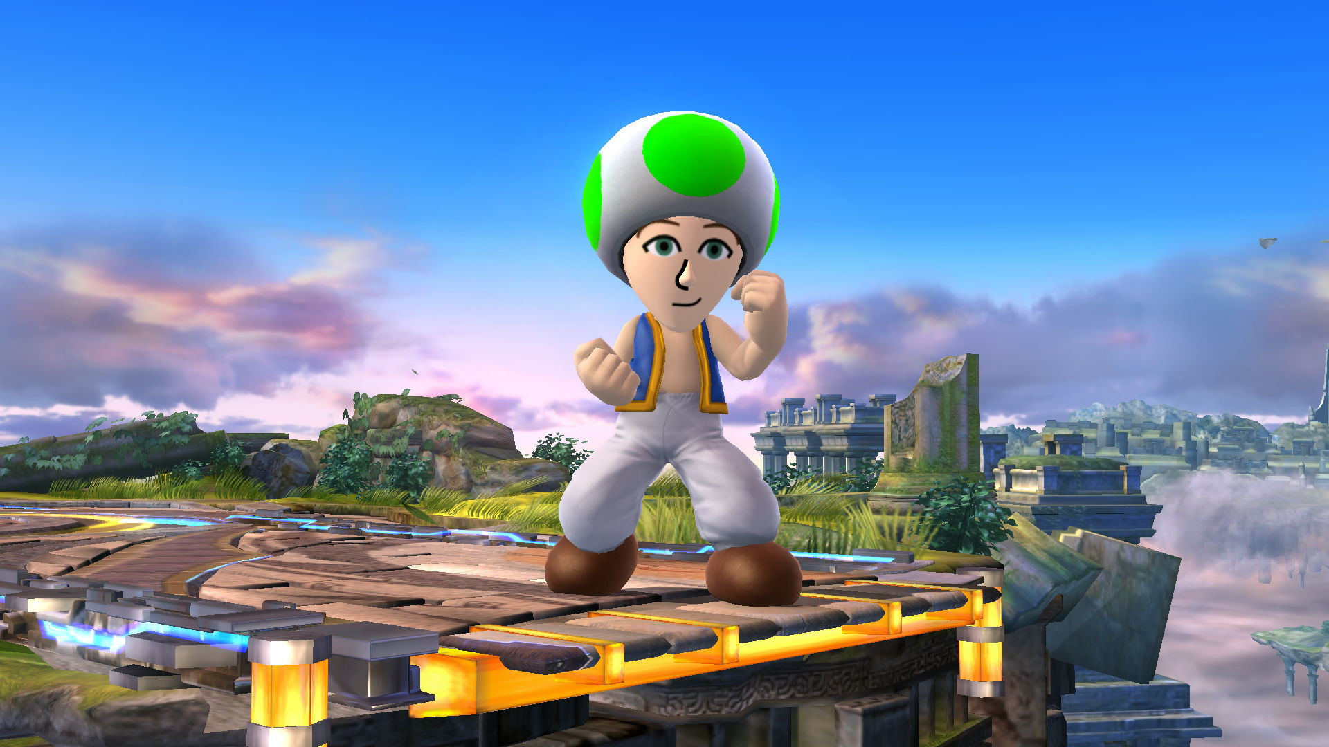 Additional Toad Mii Hat Colors [Super Smash Bros. (Wii U)] [Mods]