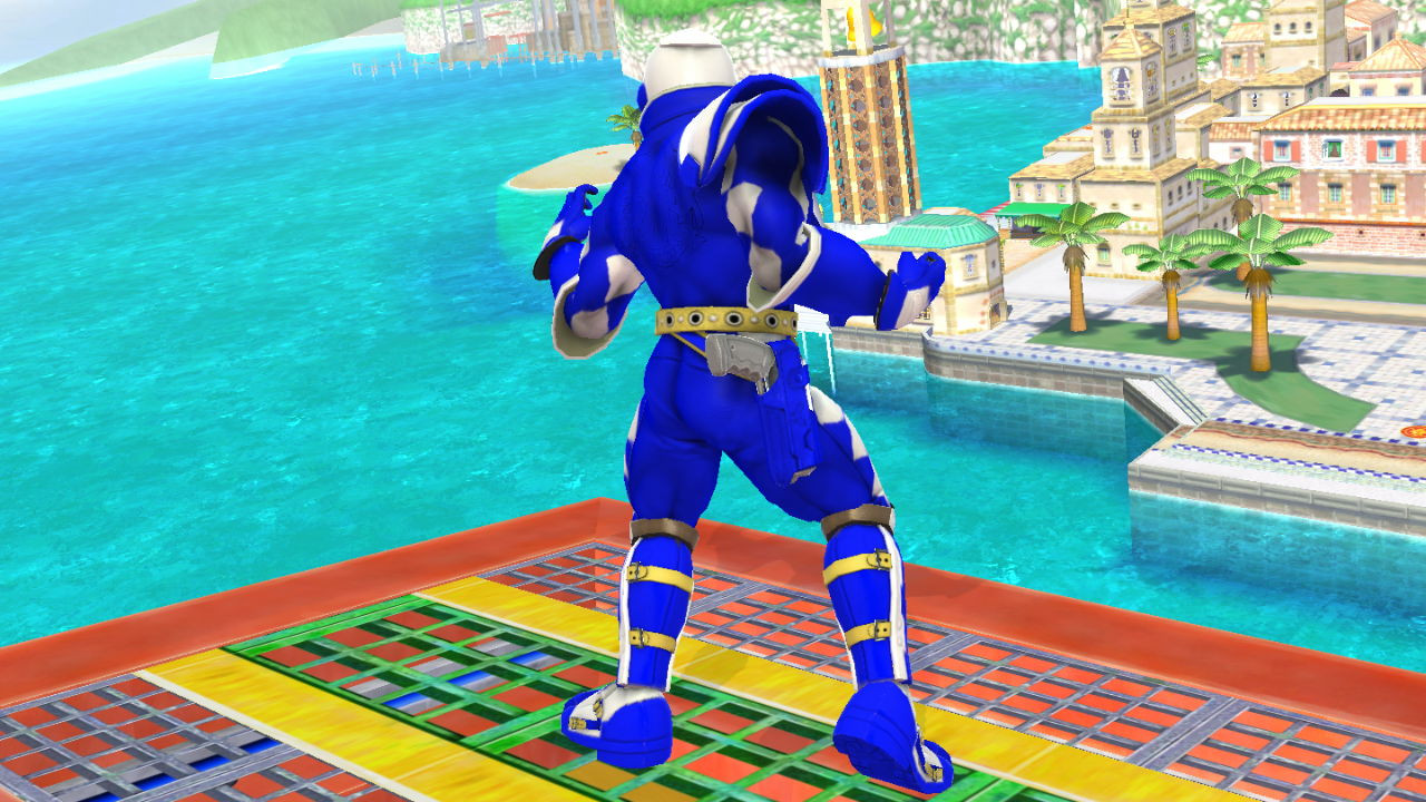 Blue Ranger Falcon (Tex ID and UI) Mod for Super Smash Bros. (Wii U ...