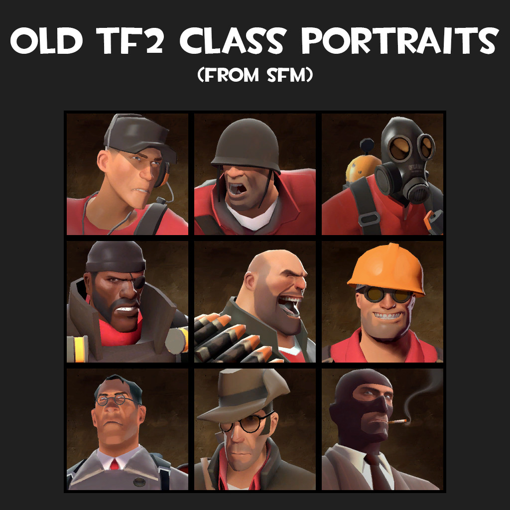 Old Class Portraits Mod For Team Fortress 2 TF2 Mods Old Class Portraits Mod For Team Fortress 2 TF2 Mods