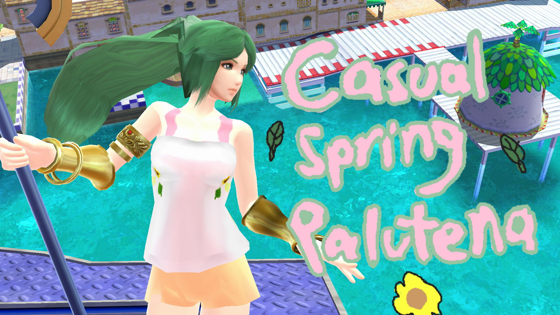 Casual Spring Palutena [Super Smash Bros. (Wii U)] [Mods]