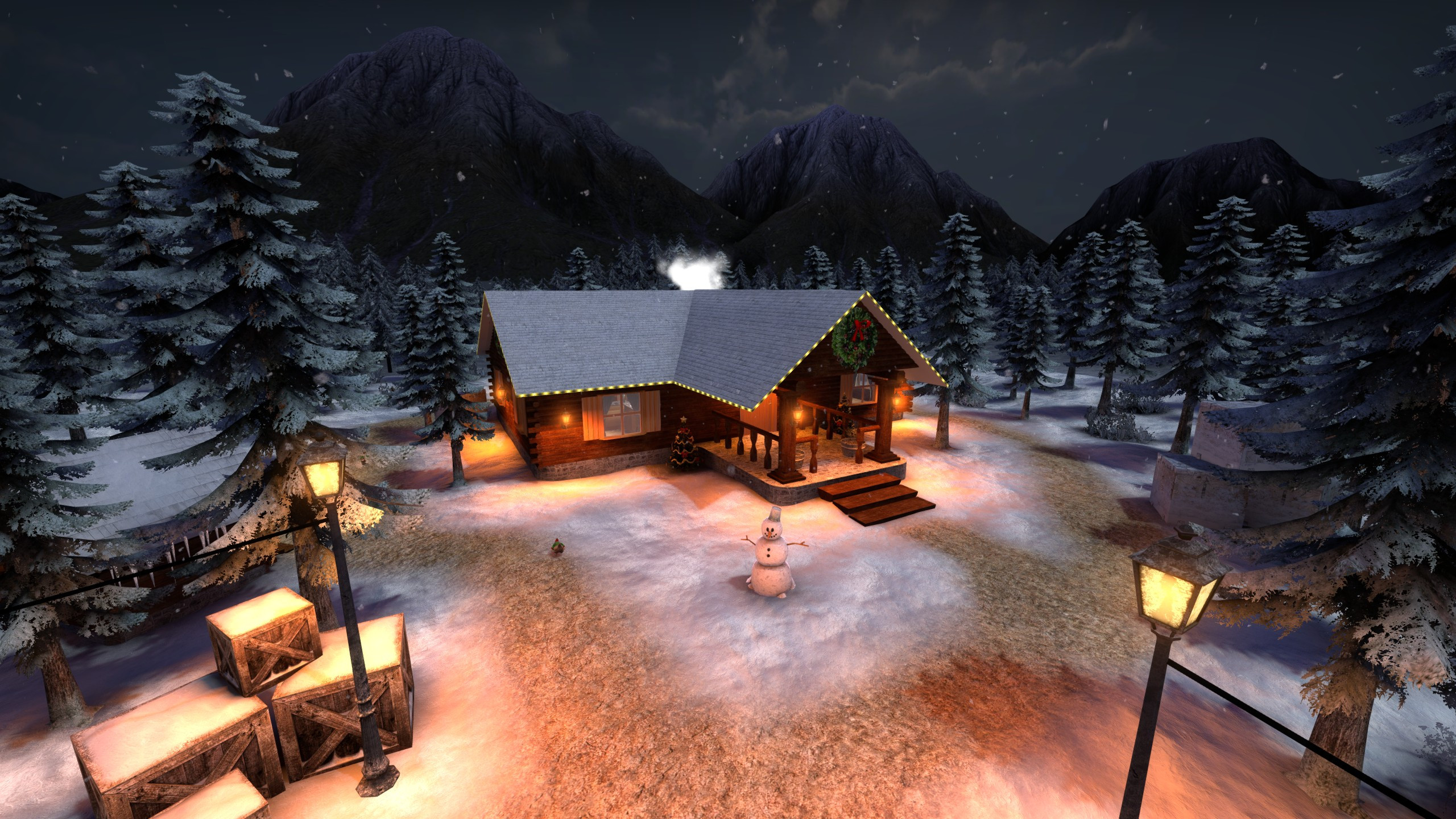 Snowy Cottage
