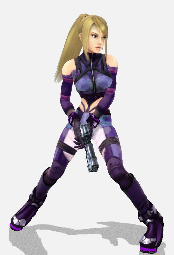 Nina Williams Samus [Super Smash Bros. (Wii U)] [Mods]