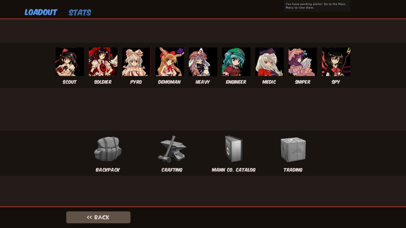 Touhou Class Portraits