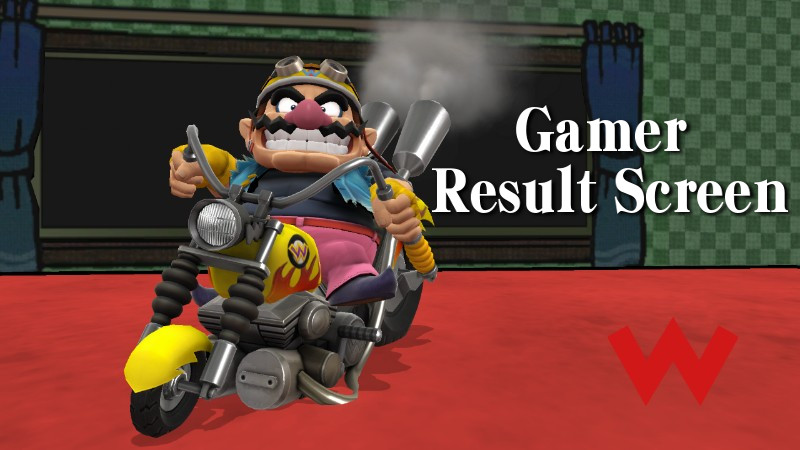 Gamer Stage over Result Screen