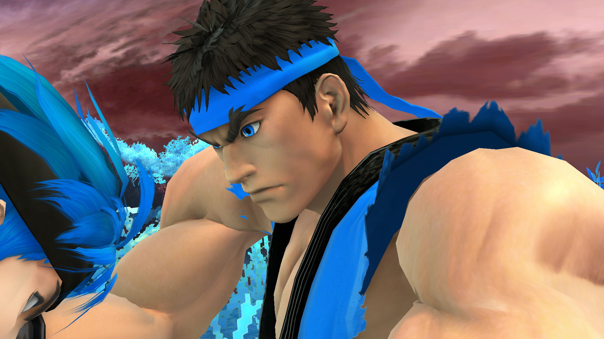 Black and Blue Ryu Mod for Super Smash Bros. (Wii U) | SSB4U Mods